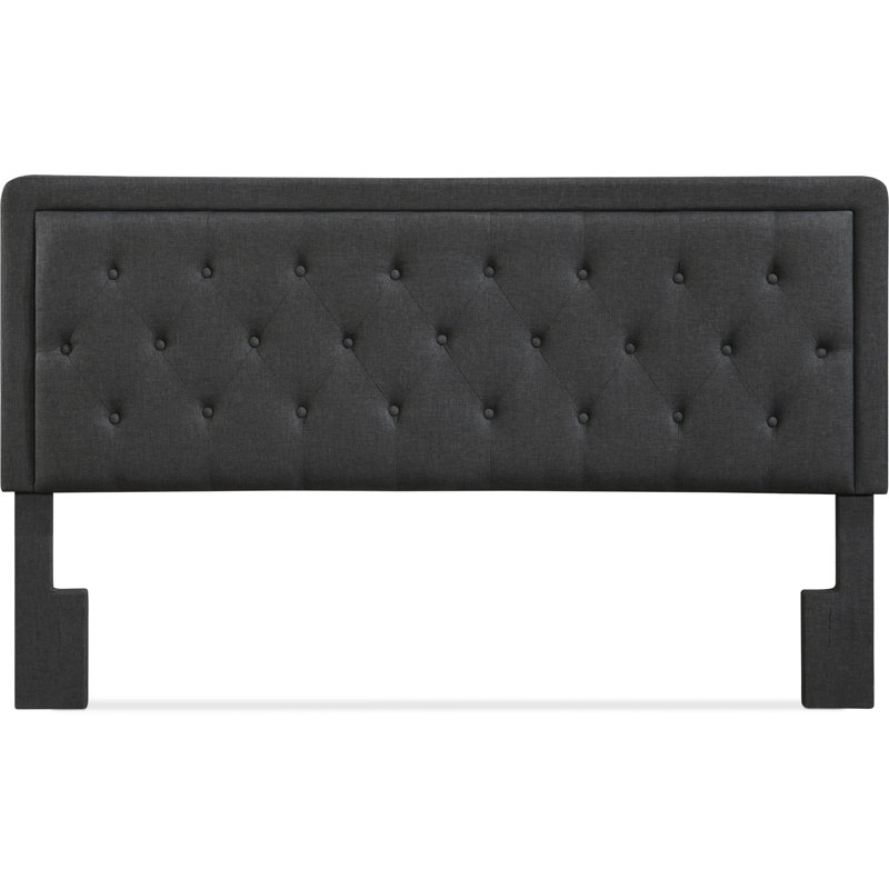 Elle Decor Amery Elle Décor Diamond Stitched Tufted Headboard with
